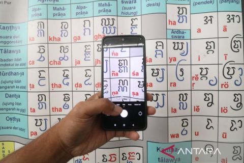 Pemkab Kediri dan komunitas Ajar Kawi Wetan Wilis kenalkan aksara Jawa kuno kepada generasi muda