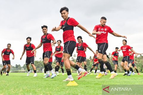 Latihan perdana skuad Bali United jelang kompetisi Liga 1
