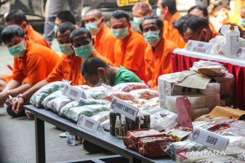 Selama Mei-Juni 2025 sebanyak 1.672 orang ditangkap gara-gara narkoba di Jakarta
