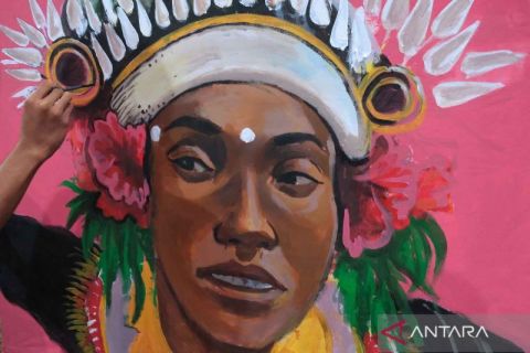 Melukis dinding jadi ajang untuk kritik sosial di arena D'Youth Fest 2025