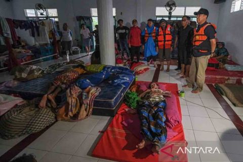 Pengungsi banjir luapan Kali Wanggu capai 402 jiwa