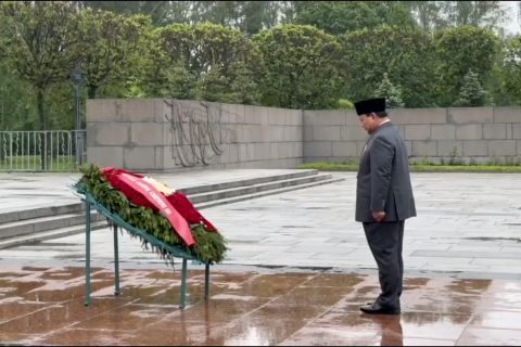 Prabowo kenang tragedi pengepungan Leningrad di Piskaryovskoye