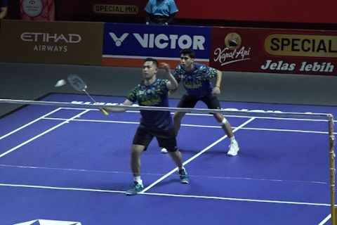 Ganda Putra Sabar/Reza libas lawan dari Taiwan, masuk 16 besar