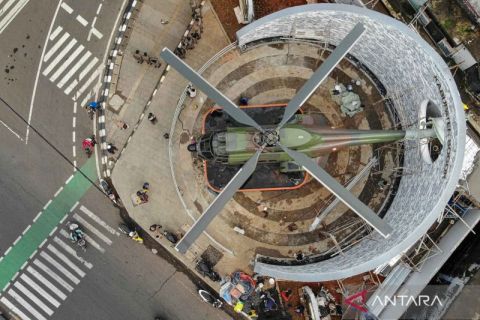 Tugu Helikopter menjadi ikon tersendiri bagi Kabupaten Bogor