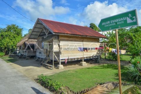 Jalur evakuasi tsunami di Mentawai