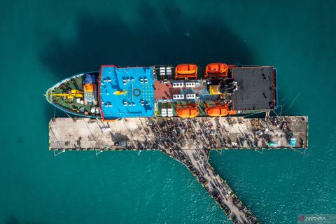 Menilik layanan KM Sabuk Nusantara di kepulauan terpencil Masalembu dalam program Tol Laut