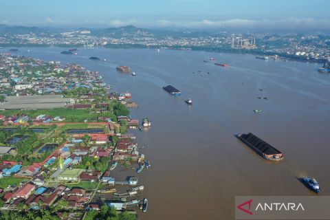 Realisasi produksi batu bara di Indonesia