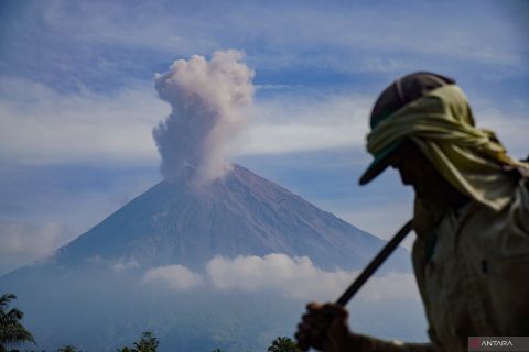 Hiperaktif, Gunung Semeru catatkan 2.129 letusan dalam waktu enam bulan