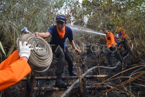 Upaya pemadaman karhutla di Limapuluh Kota