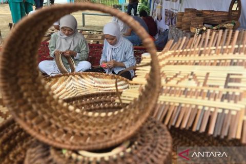 Kerajinan anyaman teduhu