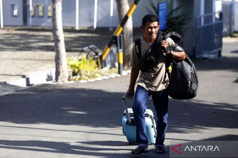 Sejumlah warga Gorontalo mengungsi khawatir adanya tsunami dampak gempa Rusia