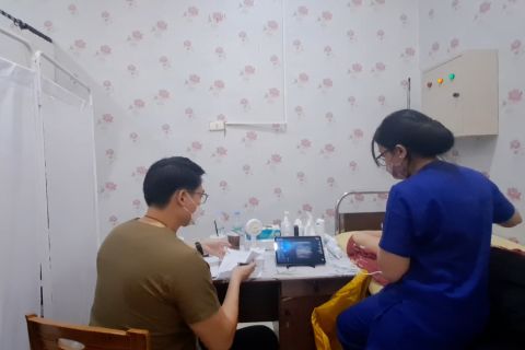 Pemeriksaan kanker payudara bagi warga binaan LPP Pangkalpinang