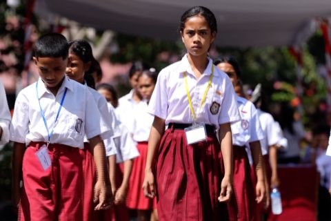 Sekolah Rakyat Kupang mulai masa pengenalan lingkungan bagi para siswa