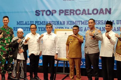 Deklarasi stop percaloan untuk rekrutmen tenaga kerja adil transparan