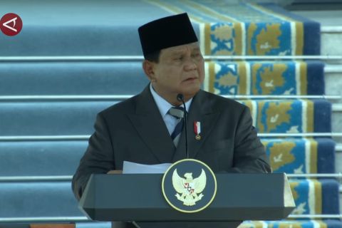 Prabowo tekankan kepada perwira remaja TNI-Polri untuk bela rakyat