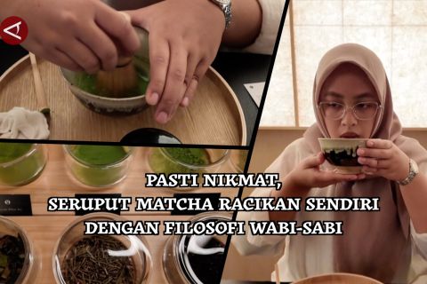 Pasti nikmat, seruput matcha racikan sendiri dengan filosofi Wabi-Sabi