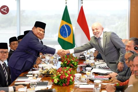 Perdagangan RI-Brasil rendah, Prabowo-Lula maksimalkan kerja sama