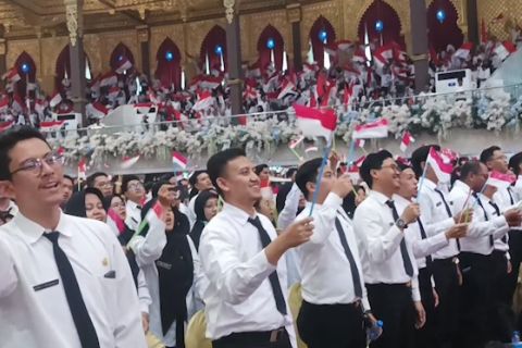 Terima SK pengangkatan, ribuan CASN Jatim ikuti Talent DNA