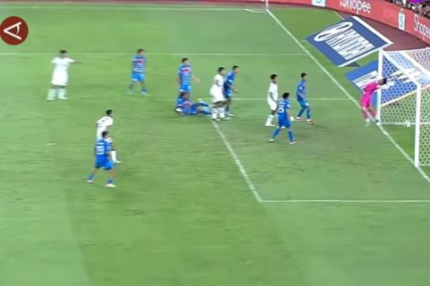 Timnas Indonesia U-23 menang 1-0 berkat gol bunuh diri Filipina