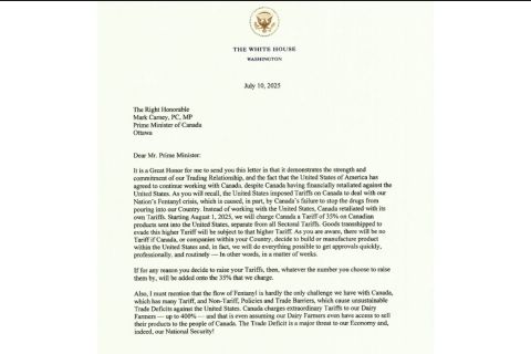 Trump kenakan tarif impor  35 persen untuk Kanada per 1 Agustus