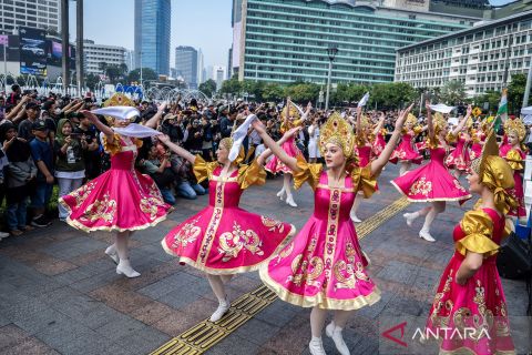 Momen indah seni rakyat di Jakarta World Folklore Festival 2025