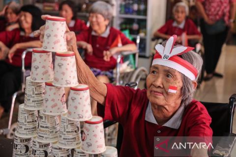 Semangat lansia di Panti Werda Pengayoman ikuti lomba memperingati HUT Ke-80 RI