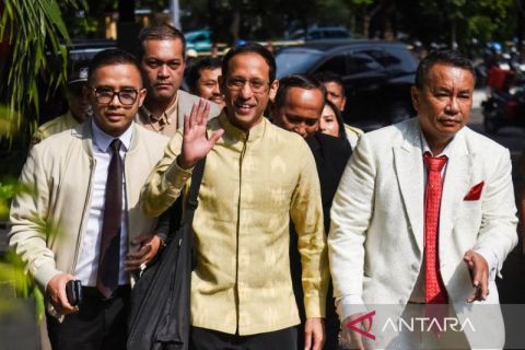 KPK periksa Nadiem Makarim terkait kasus dugaan korupsi pengadaan google cloud di Kemendikbudristek