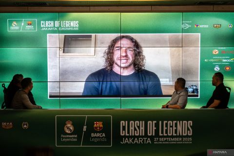 Legenda Real Madrid dan Barcelona siap berlaga di Gelora Bung Karno pada 27 September 2025
