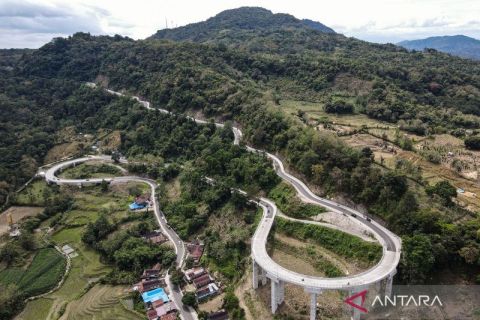 Pembangunan jalan layang di ruas Maros-Bone kini telah rampung