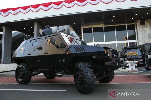 Pengamanan Kompleks Parlemen diperketat, kendaraan taktis hingga helikopter disiagakan