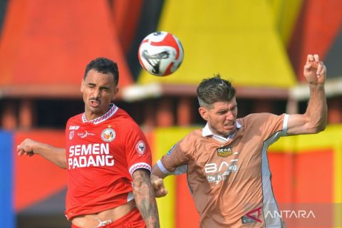 Semen Padang sukses amankan tiga poin usai tundukkan Dewa United di Stadion H Agus Salim