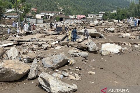 Banjir bandang terjang Pakistan, 313 orang tewas sementara 150 lainnya masih hilang