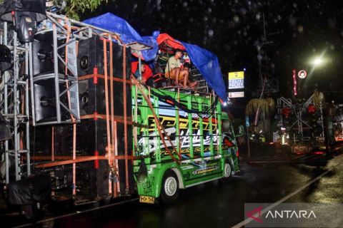Melanggar ketentuan, pawai sound horeg di Blitar ditindak polisi