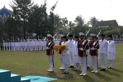 76 Calon Paskibraka berlatih di Wiladatika sebelum pindah ke Istana