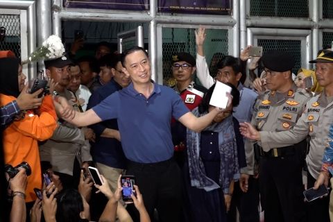 Bebas dari LP Cipinang, Tom Lembong berterima kasih pada Prabowo