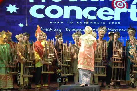 Tim Muhibah Angklung siap guncang Australia lewat seni musik dan tari