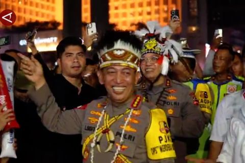 Kapolri rajut semangat persatuan dalam semarak Panggung Rakyat HUT RI