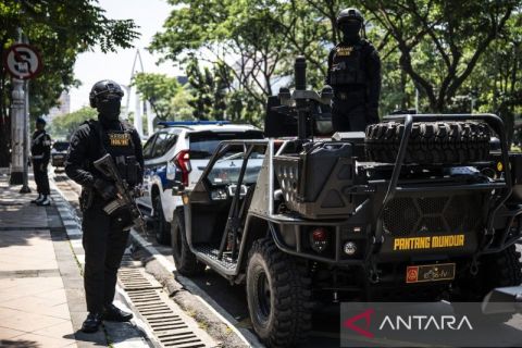 TNI-Polri dan Satpol PP patroli skala besar jaga keamanan Kota Semarang