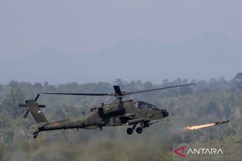 Alutsista TNI dan US Army beraksi pada puncak Latgabma Super Garuda Shield 2025
