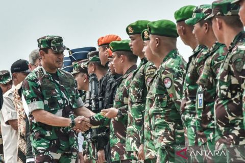 Satgas Garuda Merah Putih II kembali ke Indonesia usai misi airdrop bantuan ke Gaza