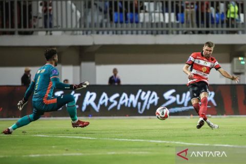 Madura United lawan Bhayangkara Presisi Lampung berakhir imbang