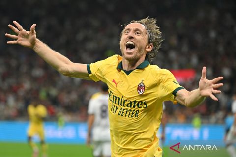 Tua-tua keladi, gol tunggal Modric pastikan kemenangan Milan atas Bologna 1-0