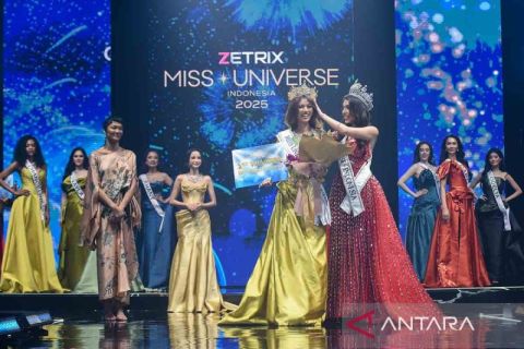 Sanly Liu raih gelar Miss Universe Indonesia 2025