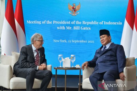 Presiden Prabowo lakukan pertemuan dengan Bill Gates di New York