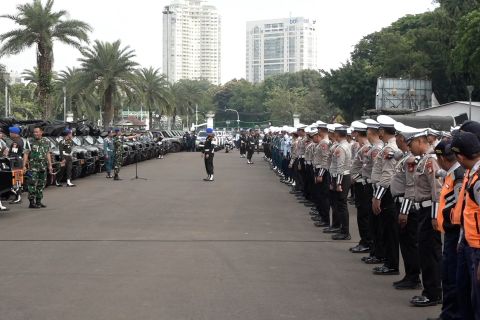 823 personel dikerahkan untuk amankan HUT ke-80 TNI di Monas