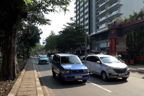 Arus lalu lintas lancar, Mako Brimob Kwitang kondusif