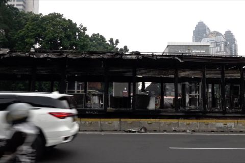 Kerugian materi akibat demonstrasi di Jakarta capai Rp55 miliar