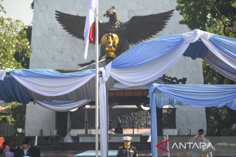 Presiden Prabowo pimpin upacara peringatan Hari Kesaktian Pancasila di Lubang Buaya