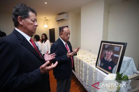 Jenazah atlet gimnastik Naufal Takdir Al Bari tiba di tanah air