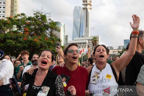 Warga Israel pun bersuka cita atas kesepakatan gencatan senjata Israel-Hamas